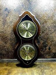 Vintage Bulova Wall Clock Amp