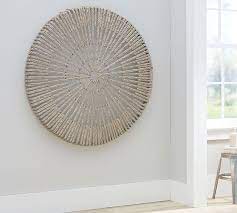 Handwoven Willow Wheel Wall Art