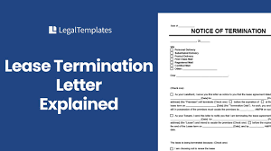 a lease termination letter in 2023