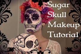 5 diy sugar skull makeup tutorials for