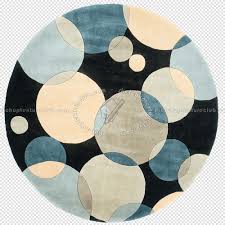 contemporary patterned round rug
