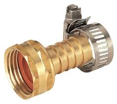 Garden Hose Coupling With Clamp