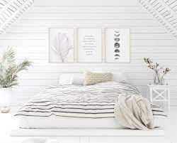 Bedroom Decor Above Bed Set Of 3 Wall