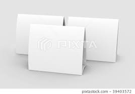 Blank Paper Tent Template Stock Illustration 39403572