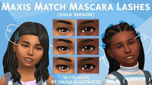 sims 4 maxis match eyelashes cc you