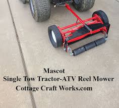 garden tractor atv reel mower