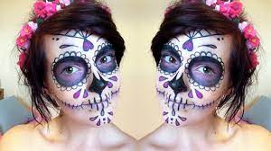 sugar skull makeup tutorial day