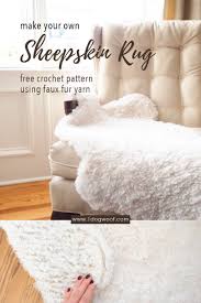 faux fur sheepskin rug one dog woof