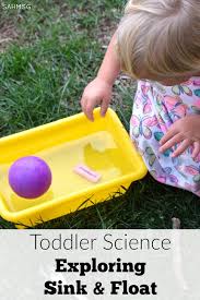 for toddlers: sink and float activities