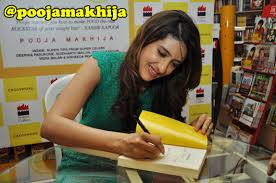 Preity Zinta Unveils Pooja Makhija\u0026#39;s Eat. Delete. - Pooja-Makhija-signing