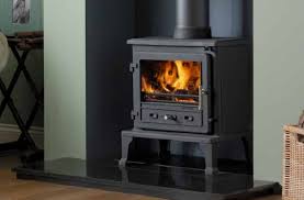 a gas fireplace to a wood burning stove