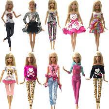 NK Mới Nhất 5 Búp Bê Siêu Mẫu Đầm Đẹp Trang Phục Quần Áo Thời Trang May Áo  Cho Búp Bê Barbie Phụ Kiện Búp Bê Đồ Chơi Quà Tặng JJ|wear pad