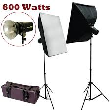 600 Watt Photo Studio Monolight Strobe Flash Lighting Softbox Kit Kaezi Photography