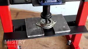 homemade mini hydraulic press machine