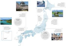 Whatever your hiking level, there are a variety of routes to explore, from leisurely strolls to more challenging climbs for seasoned hikers and climbers. On The Map Be More Japan Book