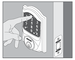 how to reset schlage keypad lock
