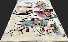 gabbeh rug in the style of joan miro