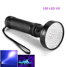 Us 12 78 28 Off 100 Uv Led Flashlight 395 400nm Corpion Detector Hunter Finder Ultra Violet Blacklight Flashlight Torch Light Lamp In Flashlights