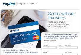 Paypal offers credit cards, debit cards and a prepaid card. An Experiment In Progress