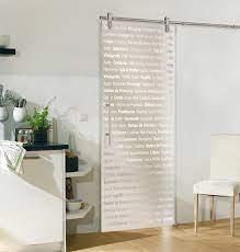 decorative glass door for kitchen or