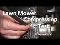 Lawn Mower Compression Test Youtube