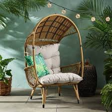 basket chair patio chairs outdoor wicker