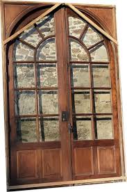 Wide Antique Orangery Window Door