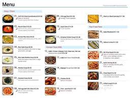 menu of spoon korean kitchen in ewa
