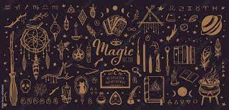 witchcraft magic background for