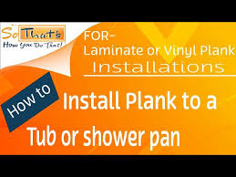 how to install laminate or vinyl plank