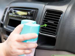 how to eliminate odor from a car air