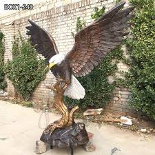 Outdoor Metal Eagle Bird Sculpture