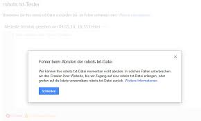 probleme mit robots txt und sitemap xml