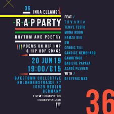 Rap poems and hip hop lyrics, poetry with strong urban lyrics and rhythm, designed for maximum impact. The R A P Party 36 The R A P Party