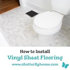 How To Install Vinyl Sheet Flooring A