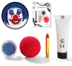 clown make up set mit nase