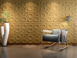 3d synthetic leather wall cladding for