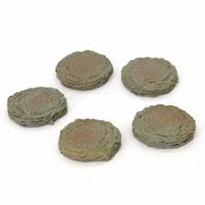 stone effect stepping stones set of 5