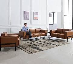 Modern Leather Couch Office Sofa Mige
