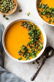 y ernut squash soup with