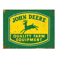 Sign Plaque John Deer Farm Equipment