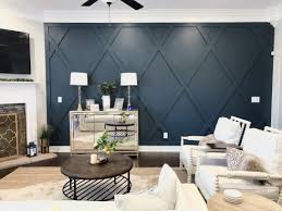 how to create a diamond accent wall