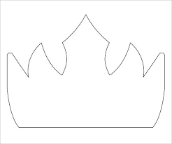 Free E Princess Crown Coloring Pages Page Tiara Template Printable