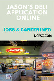 deli application jobs career info