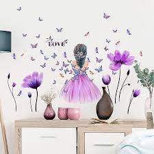 Tulip Flower Wall Decals Colorful