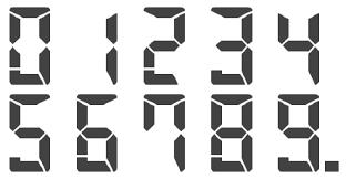 New Font For Calculator Numbers