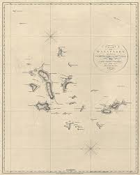 Old Galapagos Islands Map Art Print 1798 Antique Map