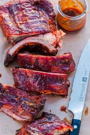 smoked ribs with the best glaze