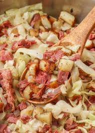 cabbage and corned beef hash barefeet