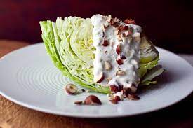 Iceberg Lettuce With Blue Cheese gambar png